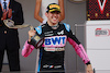 GP MONACO, Esteban Ocon (FRA) Alpine F1 Team celebrates his third position on the podium.
28.05.2023. Formula 1 World Championship, Rd 7, Monaco Grand Prix, Monte Carlo, Monaco, Gara Day.
- www.xpbimages.com, EMail: requests@xpbimages.com ¬© Copyright: Batchelor / XPB Images