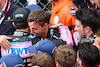 GP MONACO, Esteban Ocon (FRA) Alpine F1 Team celebrates his third position with the team in parc ferme.
28.05.2023. Formula 1 World Championship, Rd 7, Monaco Grand Prix, Monte Carlo, Monaco, Gara Day.
- www.xpbimages.com, EMail: requests@xpbimages.com ¬© Copyright: Batchelor / XPB Images