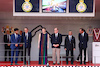 GP MONACO, Mohammed Bin Sulayem (UAE) FIA President; Princess Charlene of Monaco; e HSH Prince Albert of Monaco (MON) with dignitaries on the podium.
28.05.2023. Formula 1 World Championship, Rd 7, Monaco Grand Prix, Monte Carlo, Monaco, Gara Day.
- www.xpbimages.com, EMail: requests@xpbimages.com ¬© Copyright: Batchelor / XPB Images