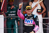 GP MONACO, Esteban Ocon (FRA) Alpine F1 Team celebrates his third position on the podium.
28.05.2023. Formula 1 World Championship, Rd 7, Monaco Grand Prix, Monte Carlo, Monaco, Gara Day.
- www.xpbimages.com, EMail: requests@xpbimages.com ¬© Copyright: Batchelor / XPB Images