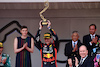 GP MONACO, Gara winner Max Verstappen (NLD) Red Bull Racing celebrates on the podium.
28.05.2023. Formula 1 World Championship, Rd 7, Monaco Grand Prix, Monte Carlo, Monaco, Gara Day.
- www.xpbimages.com, EMail: requests@xpbimages.com ¬© Copyright: Batchelor / XPB Images