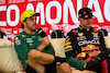 GP MONACO, (L to R): Fernando Alonso (ESP) Aston Martin F1 Team e Max Verstappen (NLD) Red Bull Racing in the post race FIA Press Conference.
28.05.2023. Formula 1 World Championship, Rd 7, Monaco Grand Prix, Monte Carlo, Monaco, Gara Day.
- www.xpbimages.com, EMail: requests@xpbimages.com ¬© Copyright: Moy / XPB Images