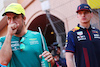 GP MONACO, (L to R): Fernando Alonso (ESP) Aston Martin F1 Team e Max Verstappen (NLD) Red Bull Racing on the drivers' parade.
28.05.2023. Formula 1 World Championship, Rd 7, Monaco Grand Prix, Monte Carlo, Monaco, Gara Day.
- www.xpbimages.com, EMail: requests@xpbimages.com ¬© Copyright: Batchelor / XPB Images