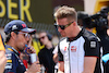 GP MONACO, (L to R): Sergio Perez (MEX) Red Bull Racing e Nico Hulkenberg (GER) Haas F1 Team on the drivers' parade.
28.05.2023. Formula 1 World Championship, Rd 7, Monaco Grand Prix, Monte Carlo, Monaco, Gara Day.
- www.xpbimages.com, EMail: requests@xpbimages.com ¬© Copyright: Batchelor / XPB Images