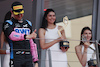 GP MONACO, Esteban Ocon (FRA) Alpine F1 Team celebrates his third position on the podium.
28.05.2023. Formula 1 World Championship, Rd 7, Monaco Grand Prix, Monte Carlo, Monaco, Gara Day.
- www.xpbimages.com, EMail: requests@xpbimages.com ¬© Copyright: Bearne / XPB Images