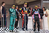 GP MONACO, The podium (L to R): Fernando Alonso (ESP) Aston Martin F1 Team, second; Max Verstappen (NLD) Red Bull Racing, vincitore; Esteban Ocon (FRA) Alpine F1 Team, third.
28.05.2023. Formula 1 World Championship, Rd 7, Monaco Grand Prix, Monte Carlo, Monaco, Gara Day.
- www.xpbimages.com, EMail: requests@xpbimages.com ¬© Copyright: Bearne / XPB Images