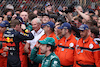 GP MONACO, Gara winner Max Verstappen (NLD) Red Bull Racing celebrates in parc ferme with Dr Helmut Marko (AUT) Red Bull Motorsport Consultant.
28.05.2023. Formula 1 World Championship, Rd 7, Monaco Grand Prix, Monte Carlo, Monaco, Gara Day.
- www.xpbimages.com, EMail: requests@xpbimages.com ¬© Copyright: Bearne / XPB Images