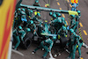 GP MONACO, Fernando Alonso (ESP) Aston Martin F1 Team AMR23 makes a pit stop.
28.05.2023. Formula 1 World Championship, Rd 7, Monaco Grand Prix, Monte Carlo, Monaco, Gara Day.
- www.xpbimages.com, EMail: requests@xpbimages.com ¬© Copyright: Bearne / XPB Images