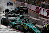 GP MONACO, Lance Stroll (CDN) Aston Martin F1 Team AMR23 e George Russell (GBR) Mercedes AMG F1 W14 run wide.
28.05.2023. Formula 1 World Championship, Rd 7, Monaco Grand Prix, Monte Carlo, Monaco, Gara Day.
 - www.xpbimages.com, EMail: requests@xpbimages.com ¬© Copyright: Coates / XPB Images