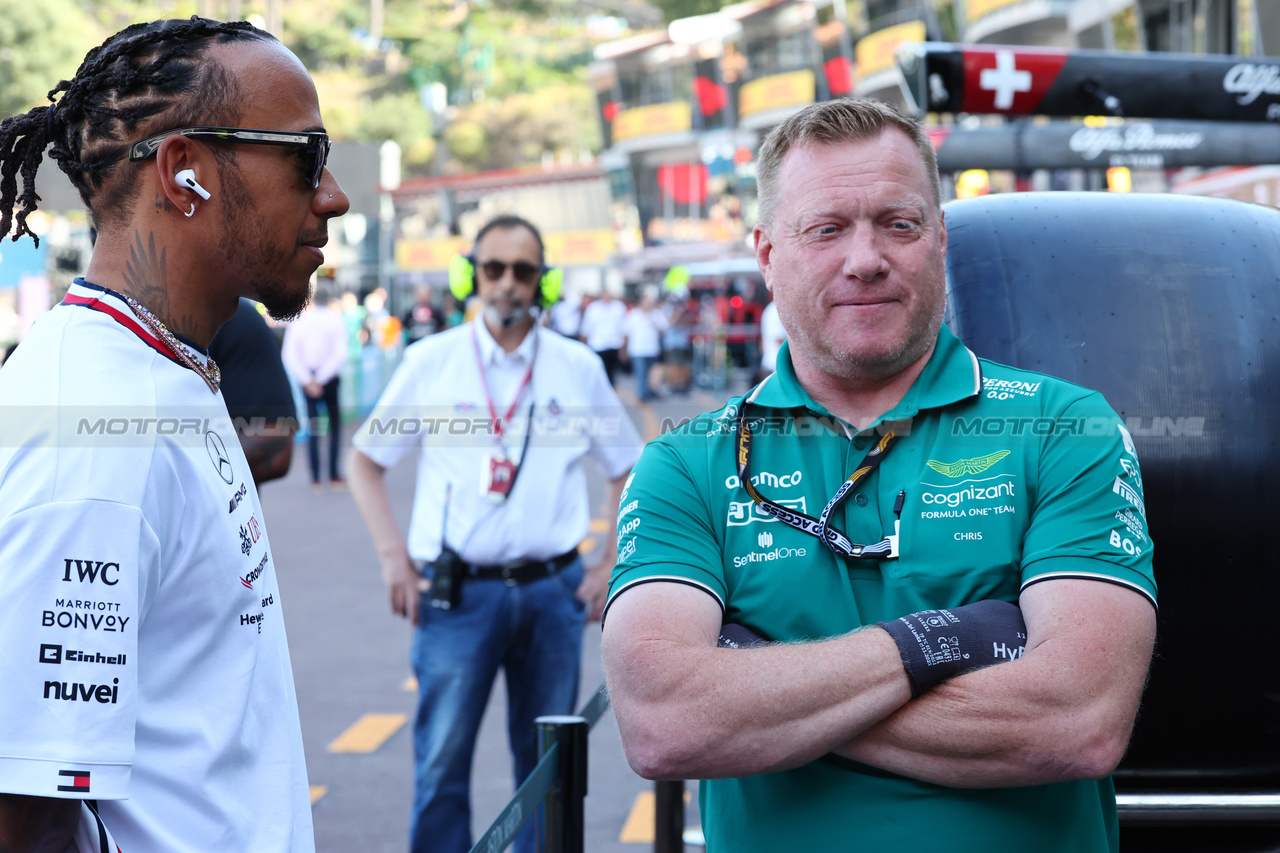 GP MONACO, Lewis Hamilton (GBR) Mercedes AMG F1.

25.05.2023. Formula 1 World Championship, Rd 7, Monaco Grand Prix, Monte Carlo, Monaco, Preparation Day.

- www.xpbimages.com, EMail: requests@xpbimages.com ¬© Copyright: Batchelor / XPB Images