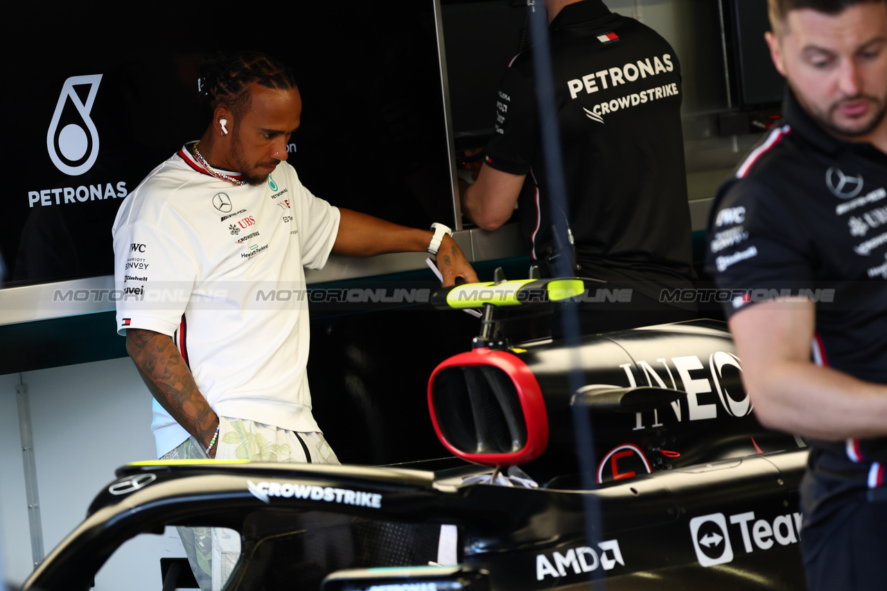 GP MONACO, Lewis Hamilton (GBR) Mercedes AMG F1 W14.

25.05.2023. Formula 1 World Championship, Rd 7, Monaco Grand Prix, Monte Carlo, Monaco, Preparation Day.

- www.xpbimages.com, EMail: requests@xpbimages.com ¬© Copyright: Batchelor / XPB Images