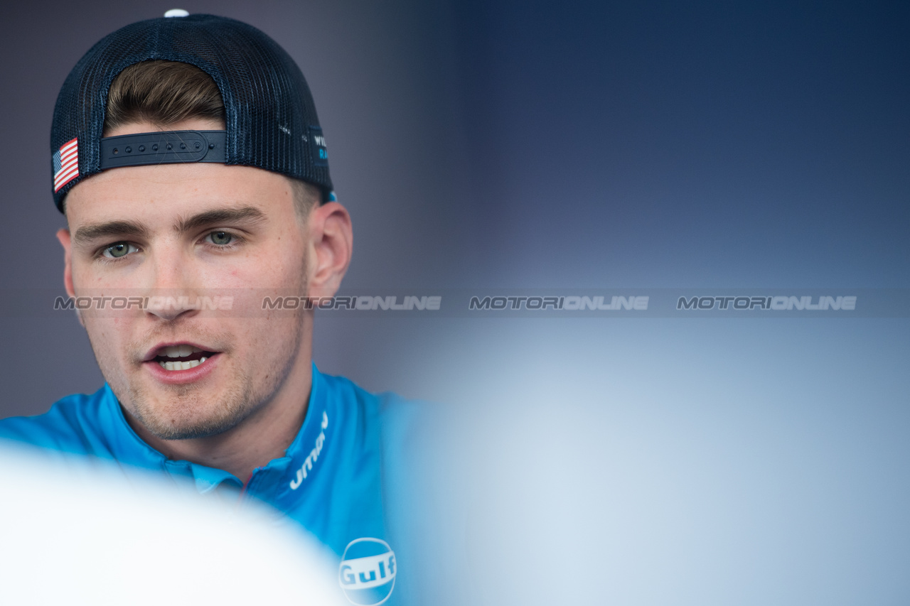 GP MONACO, Logan Sargeant (USA) Williams Racing.

25.05.2023. Formula 1 World Championship, Rd 7, Monaco Grand Prix, Monte Carlo, Monaco, Preparation Day.

- www.xpbimages.com, EMail: requests@xpbimages.com ¬© Copyright: Price / XPB Images