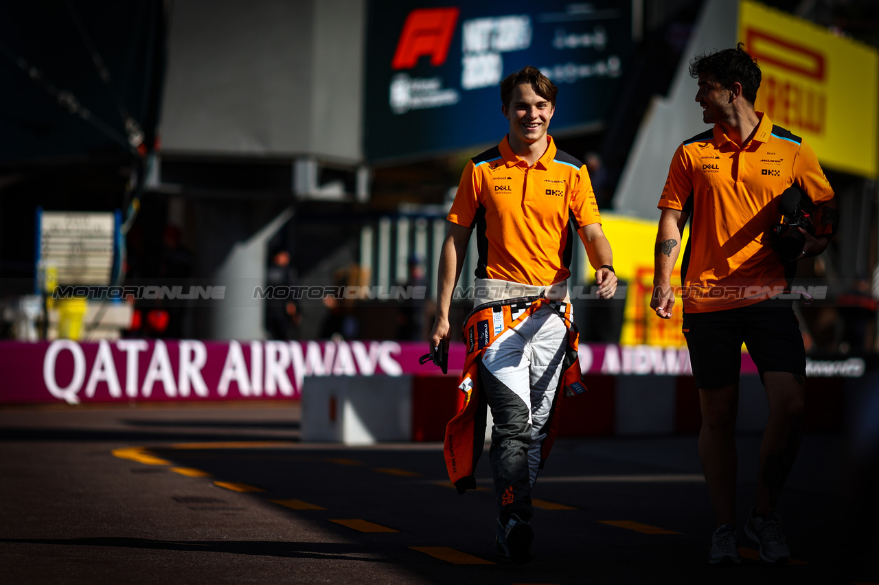 GP MONACO, Oscar Piastri (AUS), McLaren 
25.05.2023. Formula 1 World Championship, Rd 7, Monaco Grand Prix, Monte Carlo, Monaco, Preparation Day.
- www.xpbimages.com, EMail: requests@xpbimages.com ¬© Copyright: Charniaux / XPB Images