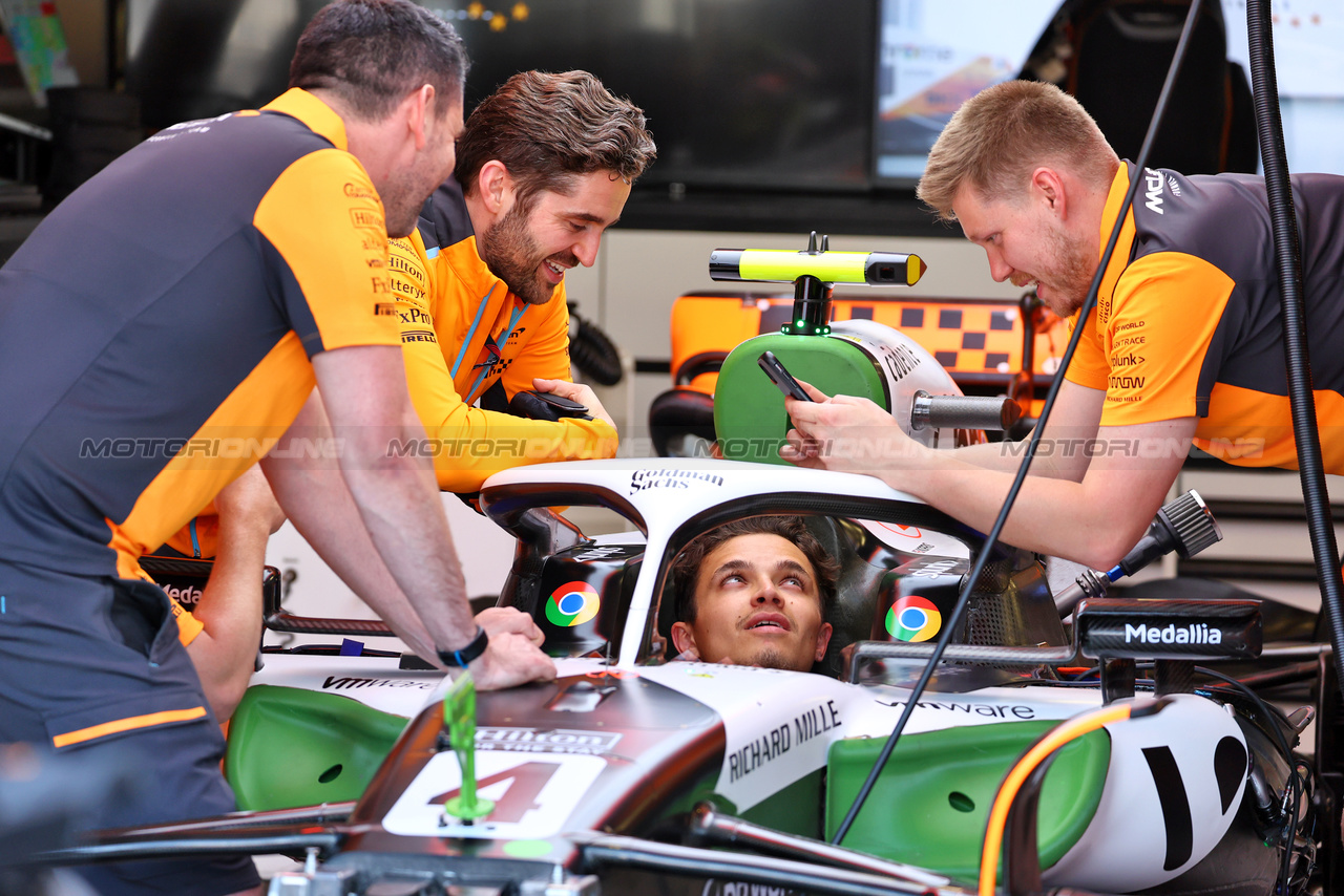 GP MONACO, Lando Norris (GBR) McLaren MCL60.

25.05.2023. Formula 1 World Championship, Rd 7, Monaco Grand Prix, Monte Carlo, Monaco, Preparation Day.

 - www.xpbimages.com, EMail: requests@xpbimages.com ¬© Copyright: Coates / XPB Images