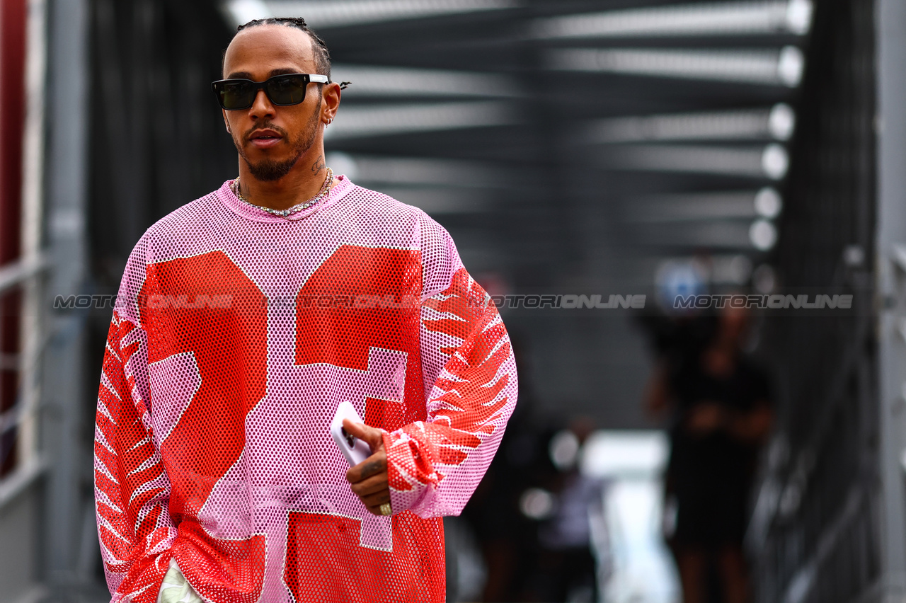 GP MONACO, Lewis Hamilton (GBR), Mercedes AMG F1  
25.05.2023. Formula 1 World Championship, Rd 7, Monaco Grand Prix, Monte Carlo, Monaco, Preparation Day.
- www.xpbimages.com, EMail: requests@xpbimages.com ¬© Copyright: Charniaux / XPB Images