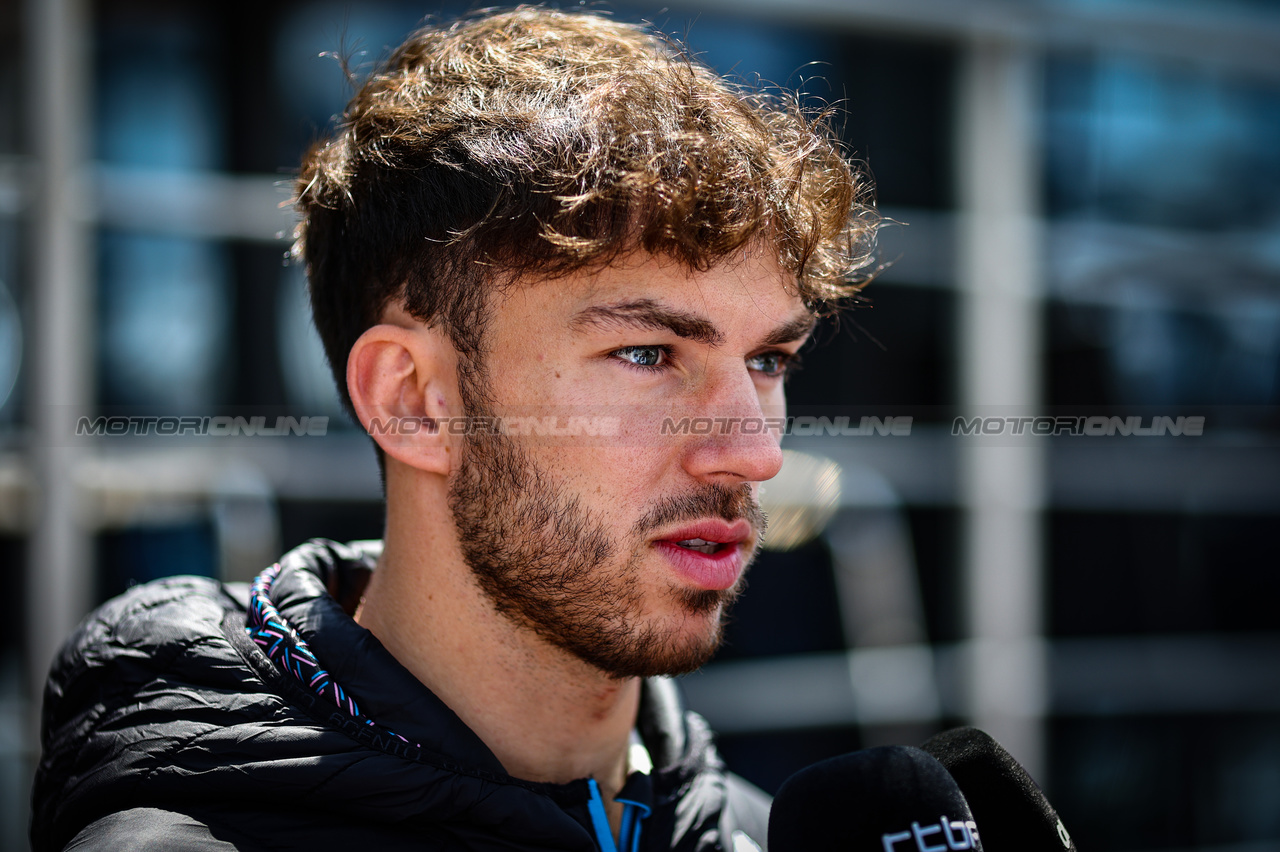 GP MONACO, Pierre Gasly (FRA), Alpine F1 Team 
25.05.2023. Formula 1 World Championship, Rd 7, Monaco Grand Prix, Monte Carlo, Monaco, Preparation Day.
- www.xpbimages.com, EMail: requests@xpbimages.com ¬© Copyright: Charniaux / XPB Images