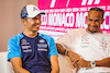 GP MONACO, (L to R): Alexander Albon (THA) Williams Racing e Lewis Hamilton (GBR) Mercedes AMG F1 in the FIA Press Conference.
25.05.2023. Formula 1 World Championship, Rd 7, Monaco Grand Prix, Monte Carlo, Monaco, Preparation Day.
- www.xpbimages.com, EMail: requests@xpbimages.com ¬© Copyright: Bearne / XPB Images
