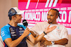 GP MONACO, (L to R): Alexander Albon (THA) Williams Racing e Lewis Hamilton (GBR) Mercedes AMG F1 in the FIA Press Conference.
25.05.2023. Formula 1 World Championship, Rd 7, Monaco Grand Prix, Monte Carlo, Monaco, Preparation Day.
- www.xpbimages.com, EMail: requests@xpbimages.com ¬© Copyright: Bearne / XPB Images