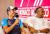 GP MONACO, (L to R): Alexander Albon (THA) Williams Racing e Lewis Hamilton (GBR) Mercedes AMG F1 in the FIA Press Conference.
25.05.2023. Formula 1 World Championship, Rd 7, Monaco Grand Prix, Monte Carlo, Monaco, Preparation Day.
- www.xpbimages.com, EMail: requests@xpbimages.com ¬© Copyright: Bearne / XPB Images