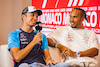 GP MONACO, (L to R): Alexander Albon (THA) Williams Racing e Lewis Hamilton (GBR) Mercedes AMG F1 in the FIA Press Conference.
25.05.2023. Formula 1 World Championship, Rd 7, Monaco Grand Prix, Monte Carlo, Monaco, Preparation Day.
- www.xpbimages.com, EMail: requests@xpbimages.com ¬© Copyright: Bearne / XPB Images
