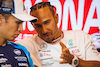 GP MONACO, (L to R): Alexander Albon (THA) Williams Racing e Lewis Hamilton (GBR) Mercedes AMG F1 in the FIA Press Conference.
25.05.2023. Formula 1 World Championship, Rd 7, Monaco Grand Prix, Monte Carlo, Monaco, Preparation Day.
- www.xpbimages.com, EMail: requests@xpbimages.com ¬© Copyright: Bearne / XPB Images