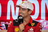 GP MONACO, Charles Leclerc (MON) Ferrari in the FIA Press Conference.
25.05.2023. Formula 1 World Championship, Rd 7, Monaco Grand Prix, Monte Carlo, Monaco, Preparation Day.
- www.xpbimages.com, EMail: requests@xpbimages.com ¬© Copyright: Bearne / XPB Images