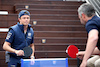 GP MONACO, Nyck de Vries (NLD) AlphaTauri plays table tenis in the paddock.
25.05.2023. Formula 1 World Championship, Rd 7, Monaco Grand Prix, Monte Carlo, Monaco, Preparation Day.
- www.xpbimages.com, EMail: requests@xpbimages.com ¬© Copyright: XPB Images
