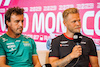 GP MONACO, (L to R): Fernando Alonso (ESP) Aston Martin F1 Team e Kevin Magnussen (DEN) Haas F1 Team in the FIA Press Conference.
25.05.2023. Formula 1 World Championship, Rd 7, Monaco Grand Prix, Monte Carlo, Monaco, Preparation Day.
- www.xpbimages.com, EMail: requests@xpbimages.com ¬© Copyright: Bearne / XPB Images