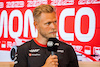 GP MONACO, Kevin Magnussen (DEN) Haas F1 Team in the FIA Press Conference.
25.05.2023. Formula 1 World Championship, Rd 7, Monaco Grand Prix, Monte Carlo, Monaco, Preparation Day.
- www.xpbimages.com, EMail: requests@xpbimages.com ¬© Copyright: Bearne / XPB Images
