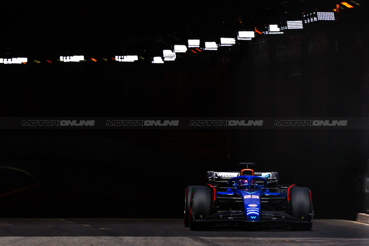 GP MONACO, Alex Albon (THA), Williams F1 Team 
27.05.2023. Formula 1 World Championship, Rd 7, Monaco Grand Prix, Monte Carlo, Monaco, Qualifiche Day.
- www.xpbimages.com, EMail: requests@xpbimages.com ¬© Copyright: Charniaux / XPB Images