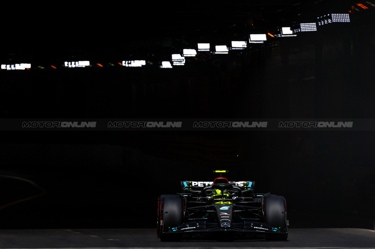 GP MONACO, Lewis Hamilton (GBR), Mercedes AMG F1  
27.05.2023. Formula 1 World Championship, Rd 7, Monaco Grand Prix, Monte Carlo, Monaco, Qualifiche Day.
- www.xpbimages.com, EMail: requests@xpbimages.com ¬© Copyright: Charniaux / XPB Images