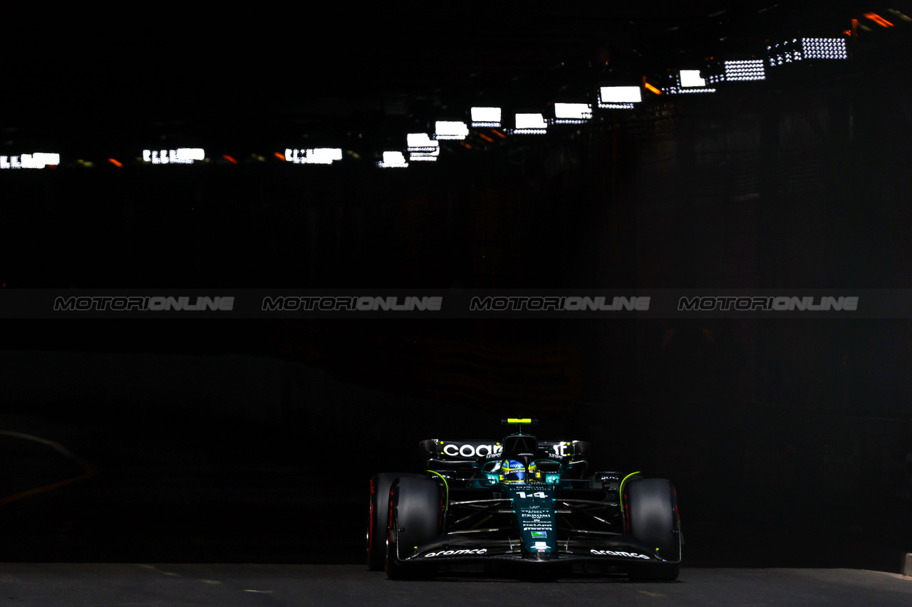GP MONACO, Fernando Alonso (ESP), Aston Martin Racing 
27.05.2023. Formula 1 World Championship, Rd 7, Monaco Grand Prix, Monte Carlo, Monaco, Qualifiche Day.
- www.xpbimages.com, EMail: requests@xpbimages.com ¬© Copyright: Charniaux / XPB Images