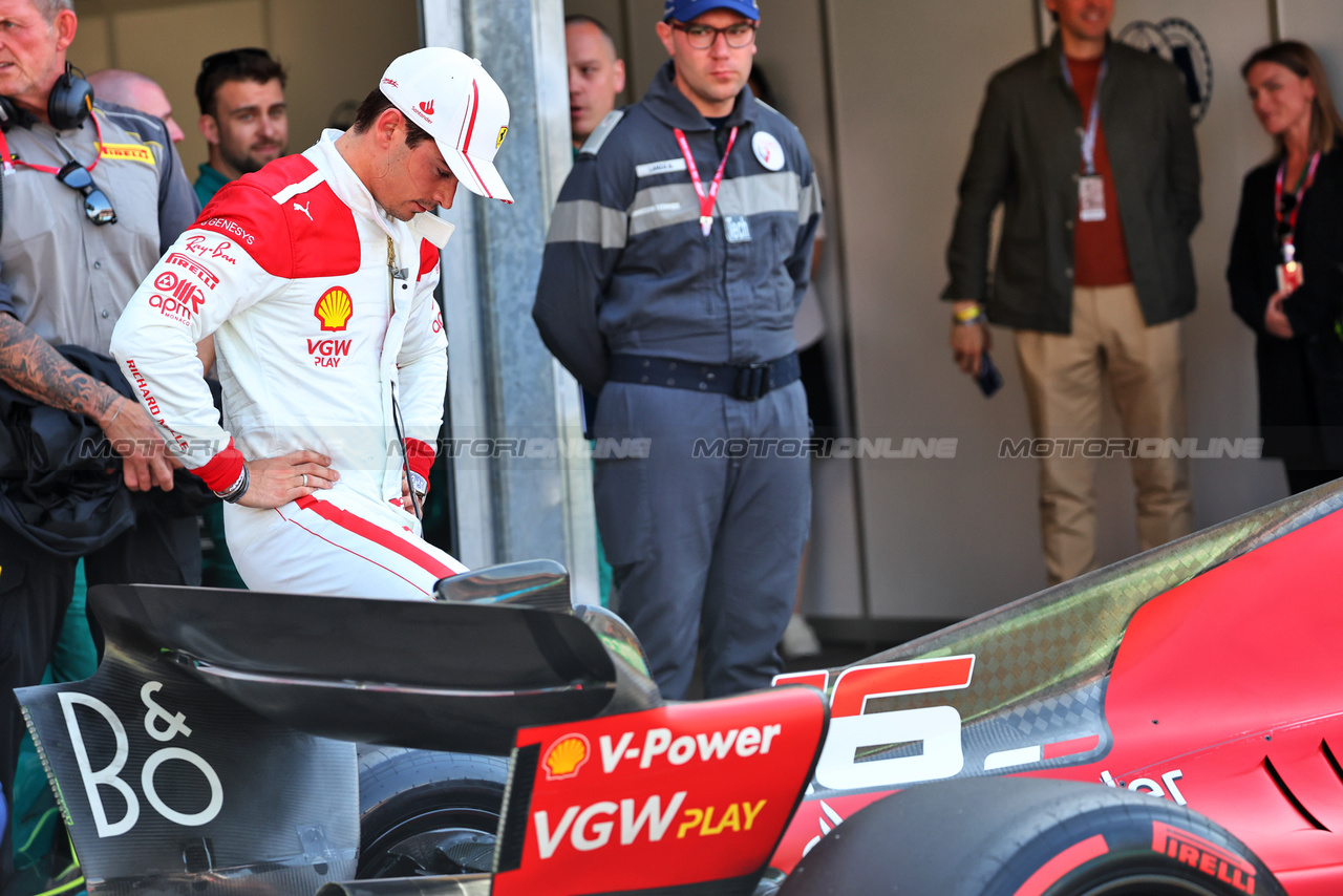 GP MONACO, Third placed Charles Leclerc (MON) Ferrari SF-23 in qualifying parc ferme.

27.05.2023. Formula 1 World Championship, Rd 7, Monaco Grand Prix, Monte Carlo, Monaco, Qualifiche Day.

- www.xpbimages.com, EMail: requests@xpbimages.com ¬© Copyright: Batchelor / XPB Images