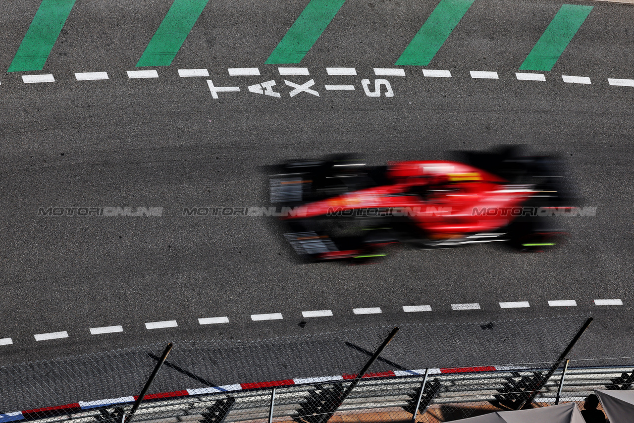 GP MONACO, Carlos Sainz Jr (ESP) Ferrari SF-23.

27.05.2023. Formula 1 World Championship, Rd 7, Monaco Grand Prix, Monte Carlo, Monaco, Qualifiche Day.

- www.xpbimages.com, EMail: requests@xpbimages.com ¬© Copyright: Moy / XPB Images