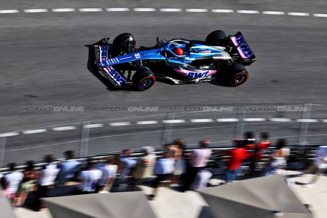 GP MONACO, Esteban Ocon (FRA) Alpine F1 Team A523.

27.05.2023. Formula 1 World Championship, Rd 7, Monaco Grand Prix, Monte Carlo, Monaco, Qualifiche Day.

- www.xpbimages.com, EMail: requests@xpbimages.com ¬© Copyright: Moy / XPB Images