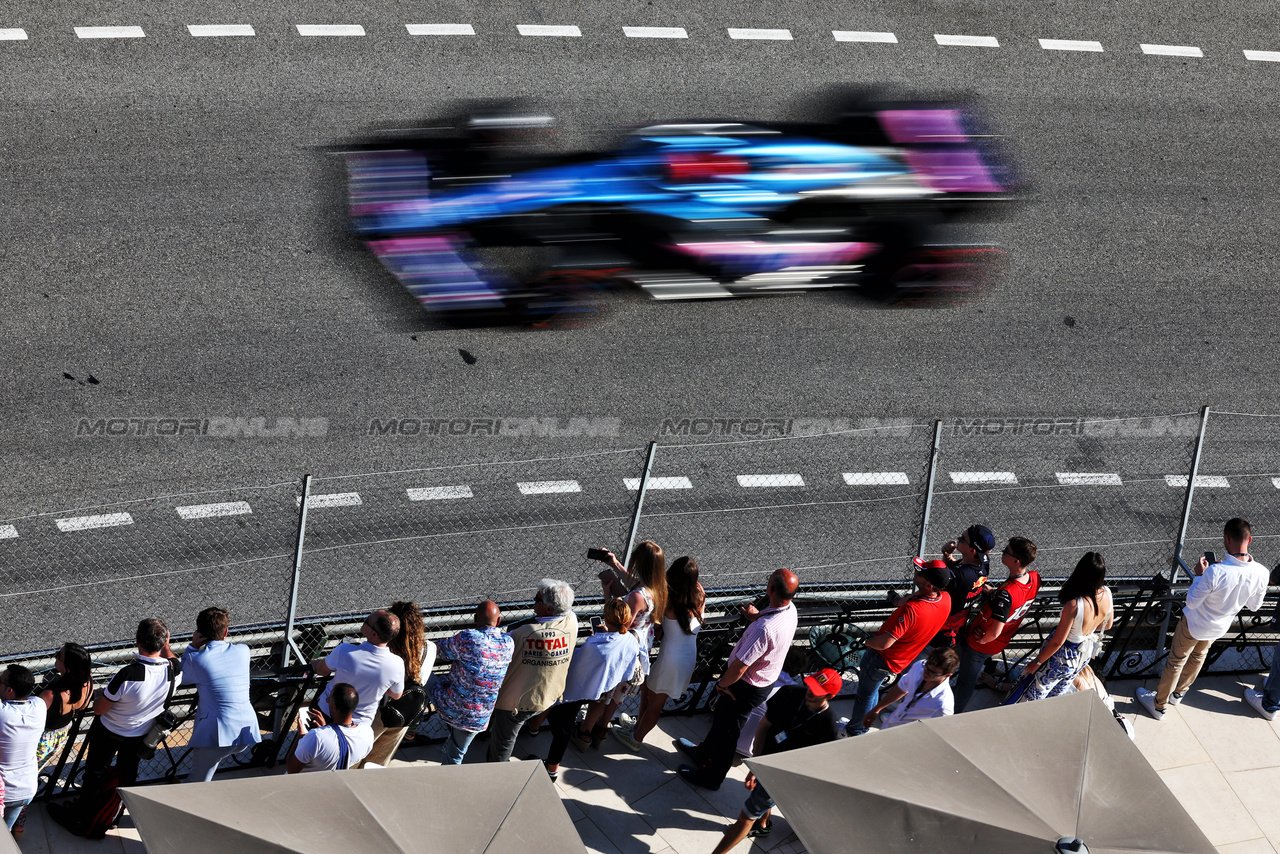 GP MONACO, Esteban Ocon (FRA) Alpine F1 Team A523.

27.05.2023. Formula 1 World Championship, Rd 7, Monaco Grand Prix, Monte Carlo, Monaco, Qualifiche Day.

- www.xpbimages.com, EMail: requests@xpbimages.com ¬© Copyright: Moy / XPB Images