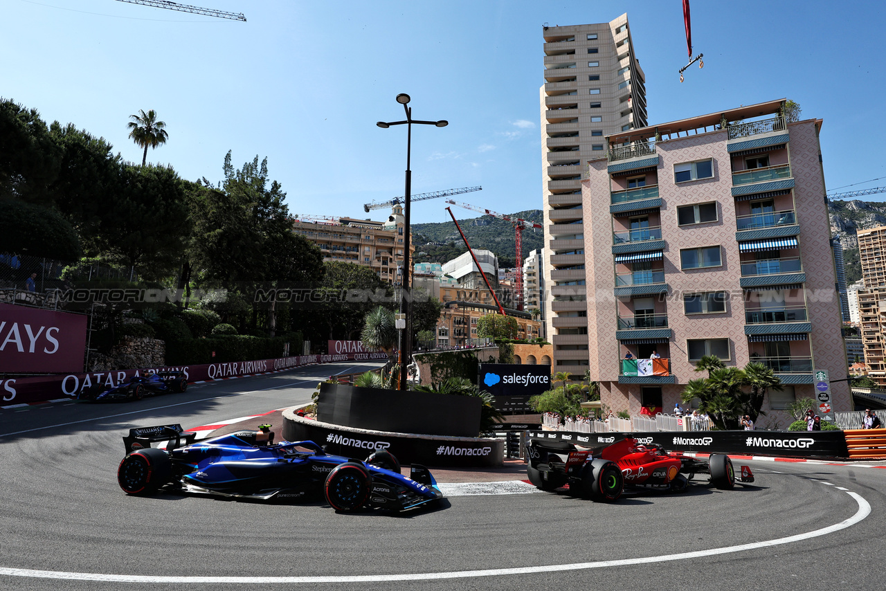 GP MONACO, Logan Sargeant (USA) Williams Racing FW45.

27.05.2023. Formula 1 World Championship, Rd 7, Monaco Grand Prix, Monte Carlo, Monaco, Qualifiche Day.

- www.xpbimages.com, EMail: requests@xpbimages.com ¬© Copyright: Moy / XPB Images
