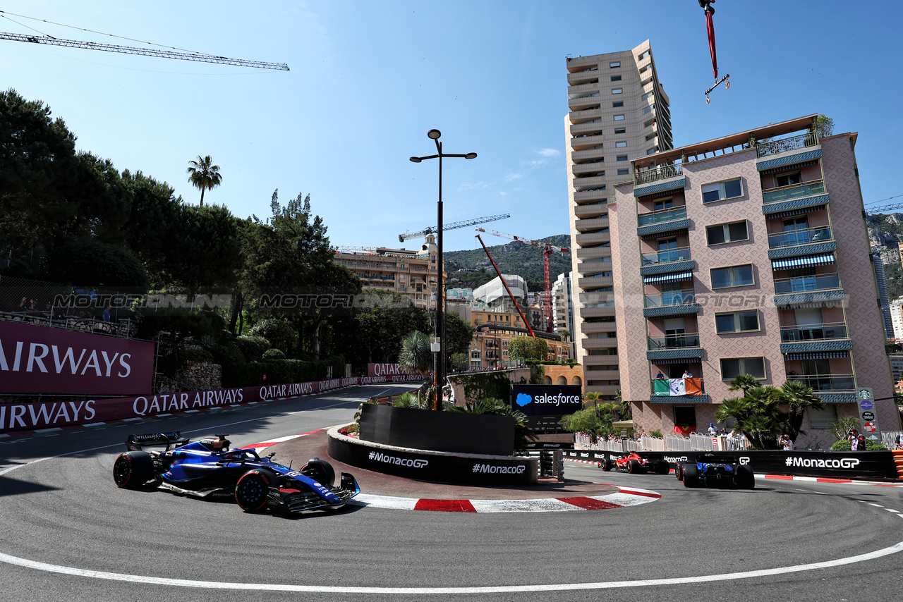 GP MONACO, Alexander Albon (THA) Williams Racing FW45.

27.05.2023. Formula 1 World Championship, Rd 7, Monaco Grand Prix, Monte Carlo, Monaco, Qualifiche Day.

- www.xpbimages.com, EMail: requests@xpbimages.com ¬© Copyright: Moy / XPB Images