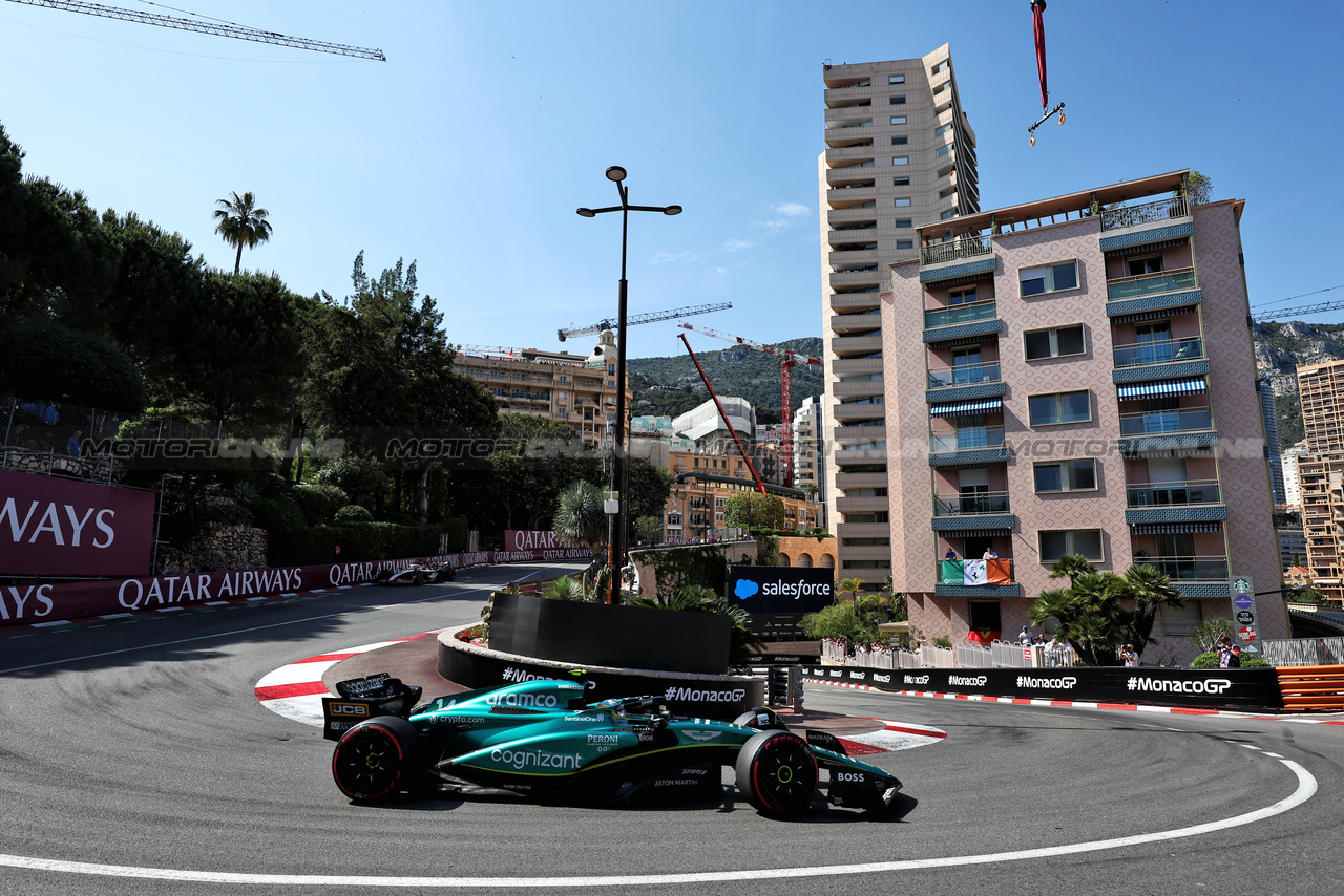 GP MONACO, Fernando Alonso (ESP) Aston Martin F1 Team AMR23.

27.05.2023. Formula 1 World Championship, Rd 7, Monaco Grand Prix, Monte Carlo, Monaco, Qualifiche Day.

- www.xpbimages.com, EMail: requests@xpbimages.com ¬© Copyright: Moy / XPB Images