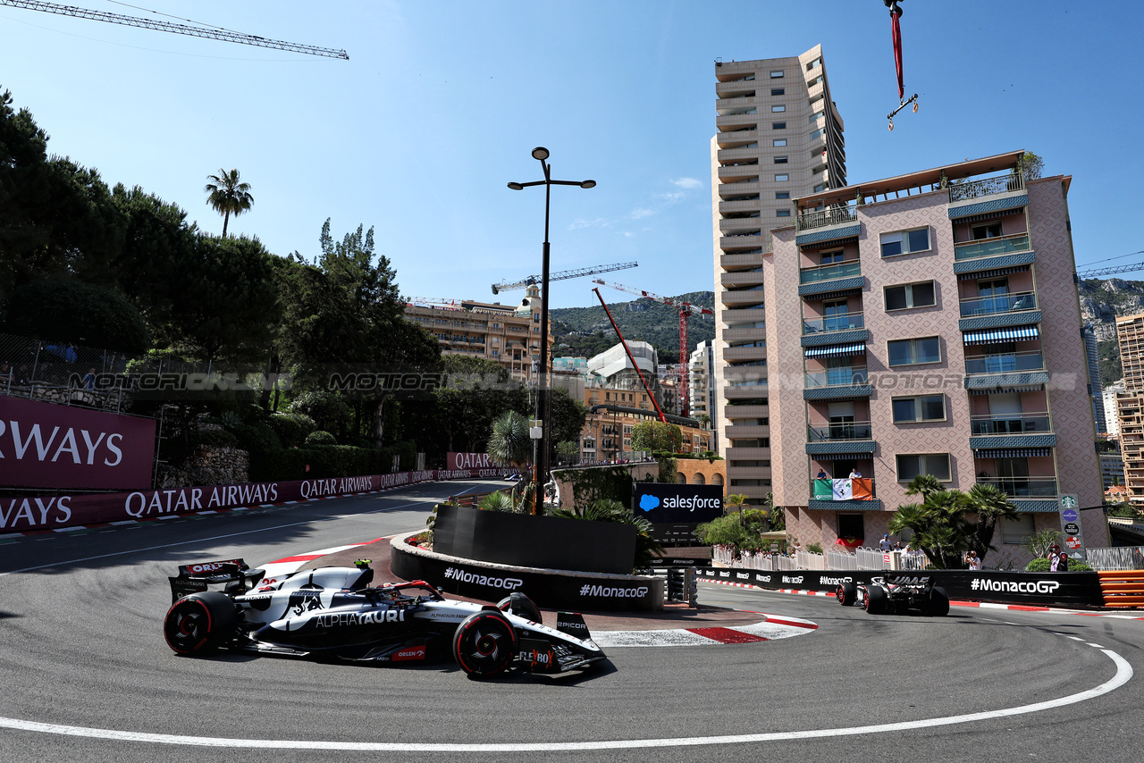 GP MONACO, Yuki Tsunoda (JPN) AlphaTauri AT04.

27.05.2023. Formula 1 World Championship, Rd 7, Monaco Grand Prix, Monte Carlo, Monaco, Qualifiche Day.

- www.xpbimages.com, EMail: requests@xpbimages.com ¬© Copyright: Moy / XPB Images