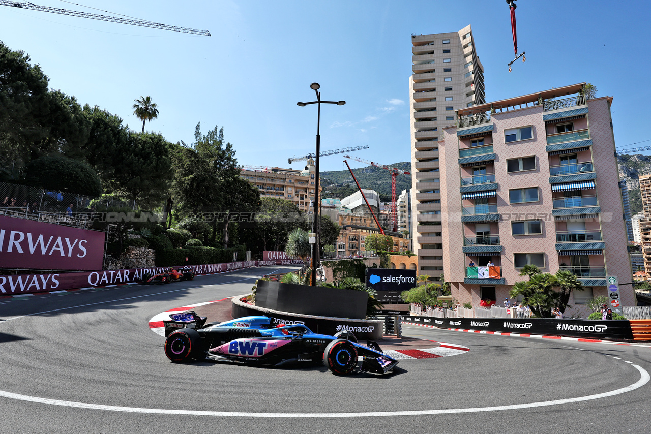 GP MONACO, Esteban Ocon (FRA) Alpine F1 Team A523.

27.05.2023. Formula 1 World Championship, Rd 7, Monaco Grand Prix, Monte Carlo, Monaco, Qualifiche Day.

- www.xpbimages.com, EMail: requests@xpbimages.com ¬© Copyright: Moy / XPB Images