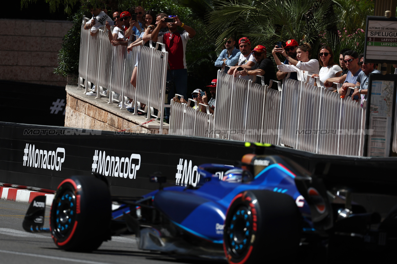 GP MONACO, Logan Sargeant (USA) Williams Racing FW45.

27.05.2023. Formula 1 World Championship, Rd 7, Monaco Grand Prix, Monte Carlo, Monaco, Qualifiche Day.

- www.xpbimages.com, EMail: requests@xpbimages.com ¬© Copyright: Moy / XPB Images