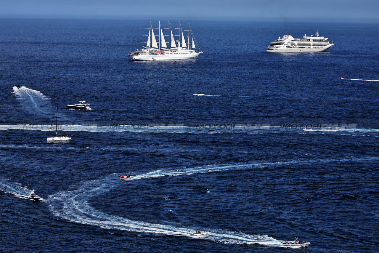GP MONACO, Boats in the Monaco Harbour.

27.05.2023. Formula 1 World Championship, Rd 7, Monaco Grand Prix, Monte Carlo, Monaco, Qualifiche Day.

- www.xpbimages.com, EMail: requests@xpbimages.com ¬© Copyright: Moy / XPB Images