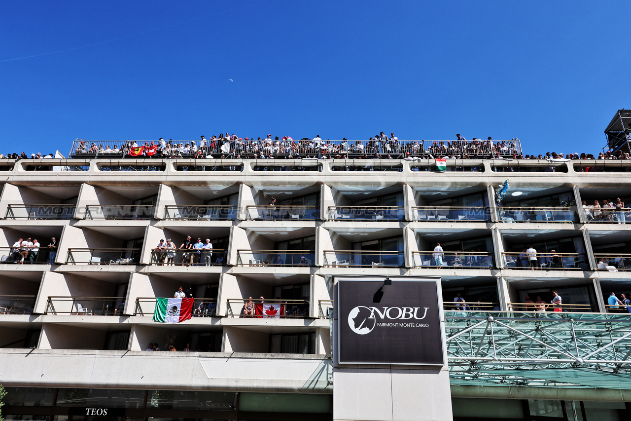 GP MONACO, Circuit Atmosfera - Fairmont Hotel.

27.05.2023. Formula 1 World Championship, Rd 7, Monaco Grand Prix, Monte Carlo, Monaco, Qualifiche Day.

- www.xpbimages.com, EMail: requests@xpbimages.com ¬© Copyright: Moy / XPB Images