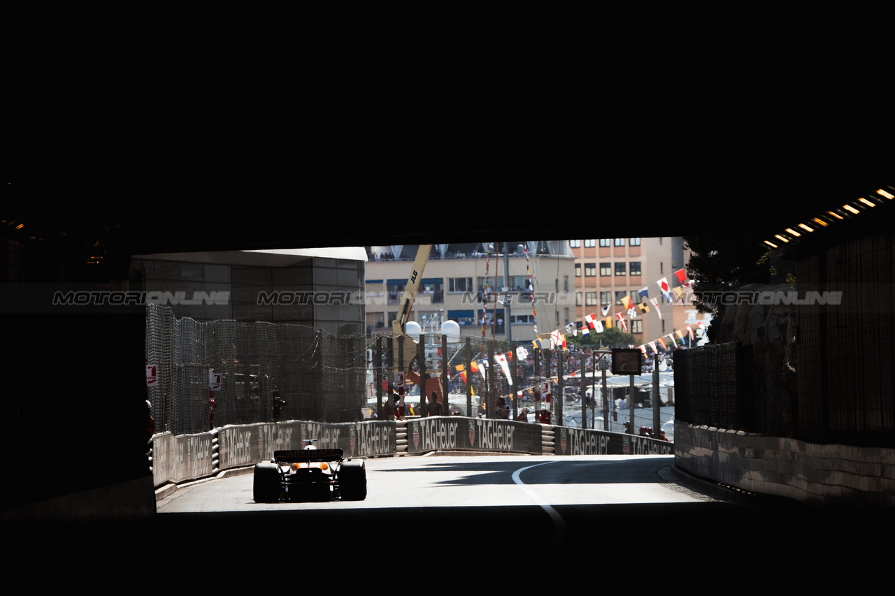 GP MONACO, Oscar Piastri (AUS) McLaren MCL60.

27.05.2023. Formula 1 World Championship, Rd 7, Monaco Grand Prix, Monte Carlo, Monaco, Qualifiche Day.

- www.xpbimages.com, EMail: requests@xpbimages.com ¬© Copyright: Bearne / XPB Images