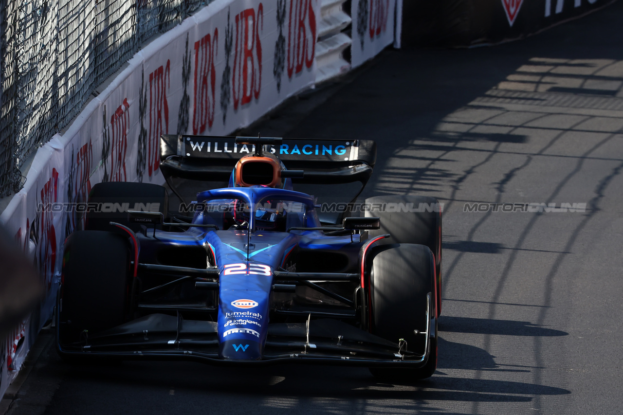 GP MONACO, Alexander Albon (THA) Williams Racing FW45.

27.05.2023. Formula 1 World Championship, Rd 7, Monaco Grand Prix, Monte Carlo, Monaco, Qualifiche Day.

 - www.xpbimages.com, EMail: requests@xpbimages.com ¬© Copyright: Coates / XPB Images
