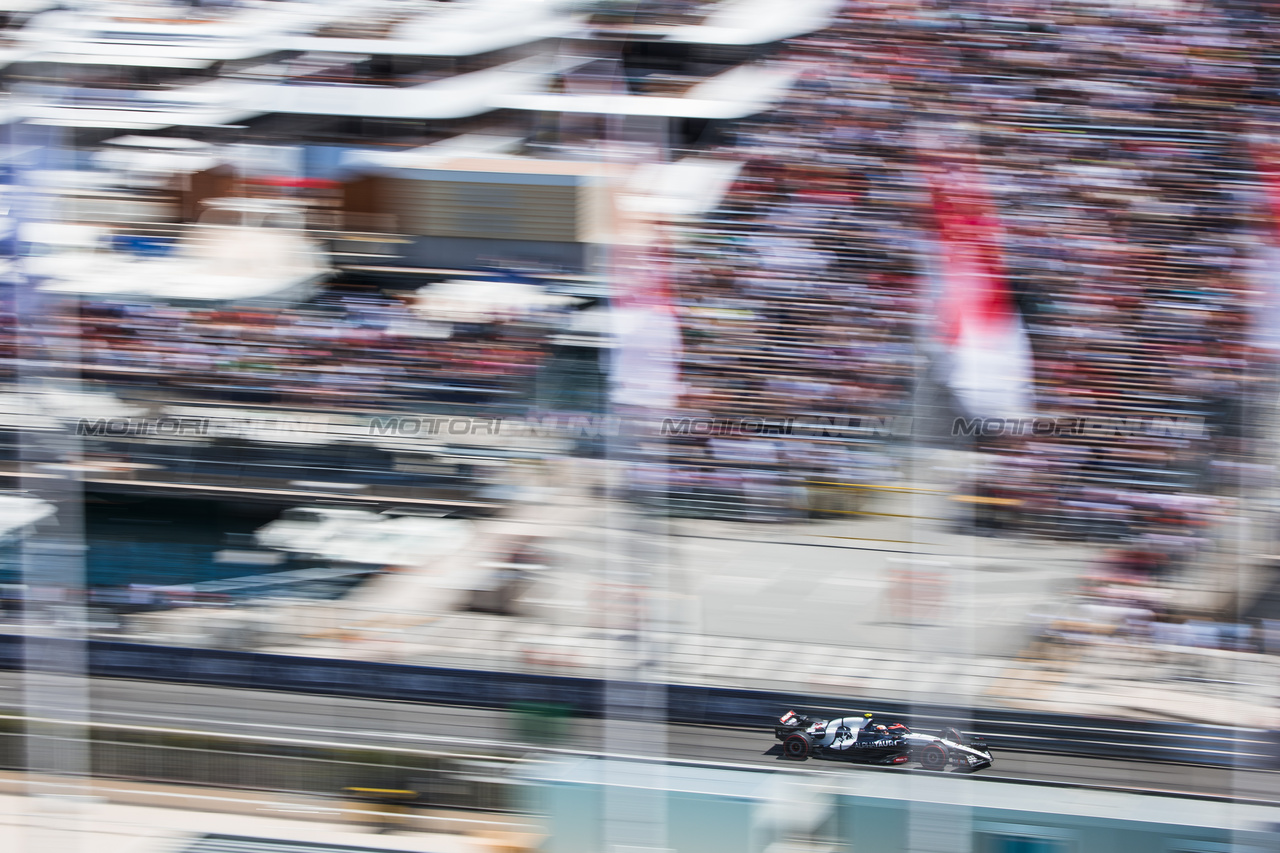 GP MONACO, Yuki Tsunoda (JPN) AlphaTauri AT04.

27.05.2023. Formula 1 World Championship, Rd 7, Monaco Grand Prix, Monte Carlo, Monaco, Qualifiche Day.

- www.xpbimages.com, EMail: requests@xpbimages.com ¬© Copyright: Bearne / XPB Images