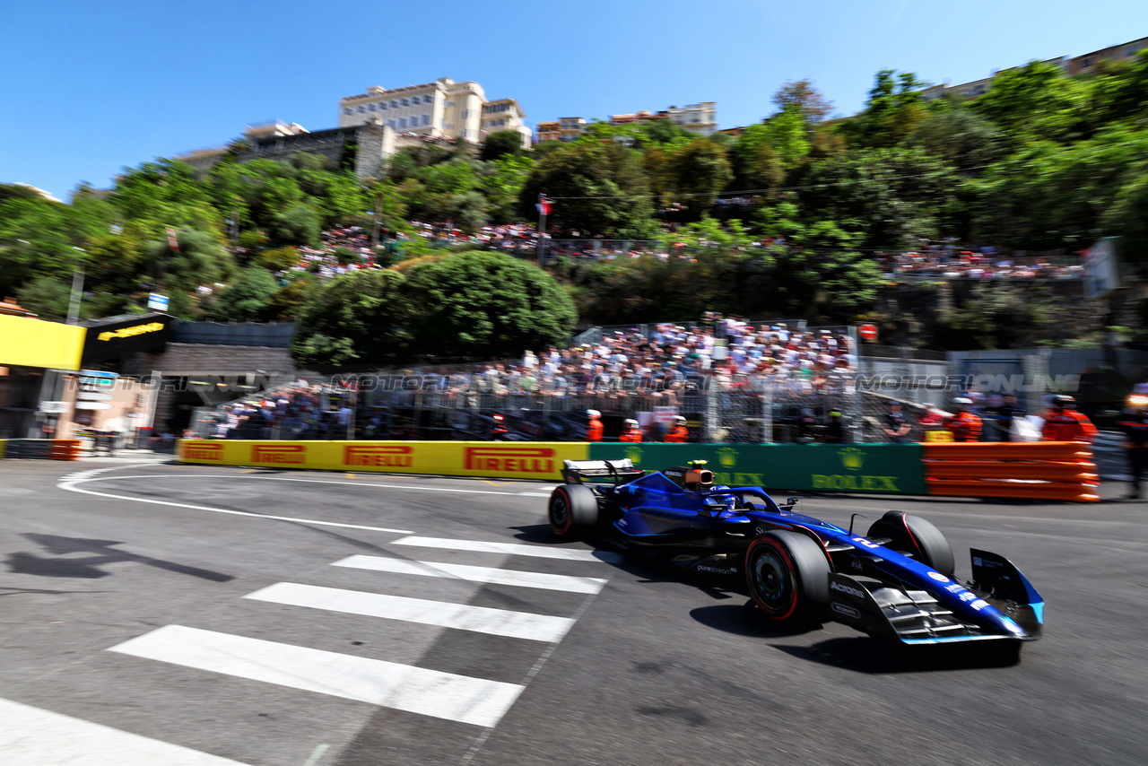 GP MONACO, Logan Sargeant (USA) Williams Racing FW45.

27.05.2023. Formula 1 World Championship, Rd 7, Monaco Grand Prix, Monte Carlo, Monaco, Qualifiche Day.

 - www.xpbimages.com, EMail: requests@xpbimages.com ¬© Copyright: Coates / XPB Images