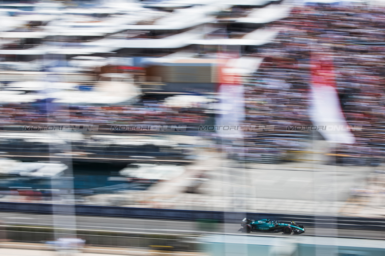 GP MONACO, Lance Stroll (CDN) Aston Martin F1 Team AMR23.

27.05.2023. Formula 1 World Championship, Rd 7, Monaco Grand Prix, Monte Carlo, Monaco, Qualifiche Day.

- www.xpbimages.com, EMail: requests@xpbimages.com ¬© Copyright: Bearne / XPB Images