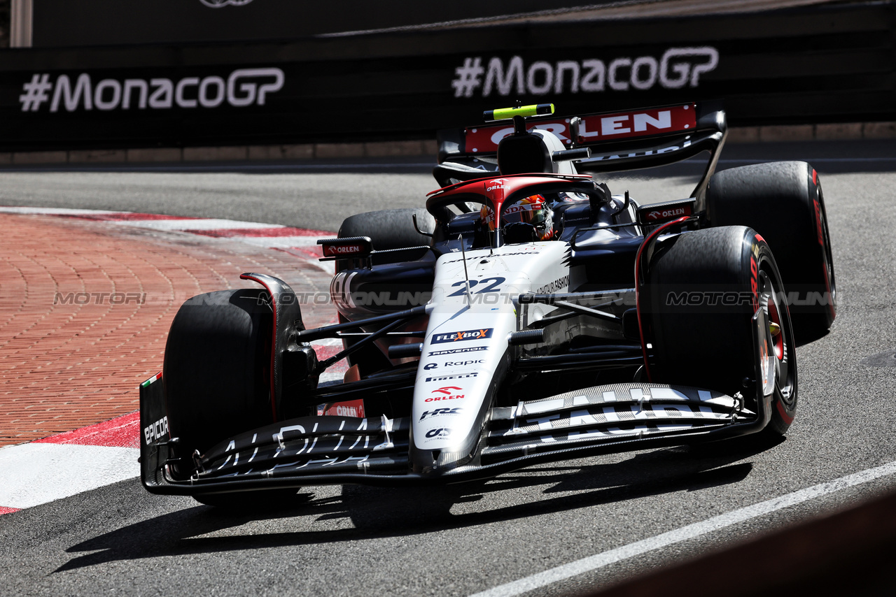 GP MONACO, Yuki Tsunoda (JPN) AlphaTauri AT04.

27.05.2023. Formula 1 World Championship, Rd 7, Monaco Grand Prix, Monte Carlo, Monaco, Qualifiche Day.

- www.xpbimages.com, EMail: requests@xpbimages.com ¬© Copyright: Bearne / XPB Images